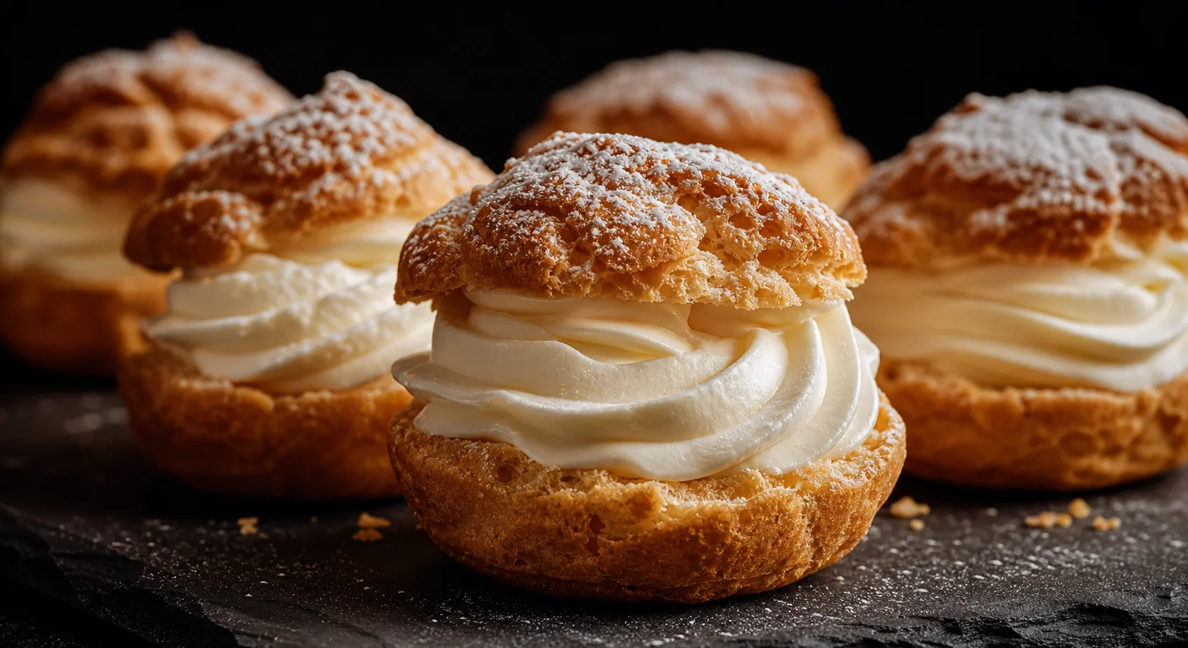 Шу шантийи (chou chantilly): заварные с кремом по-французски