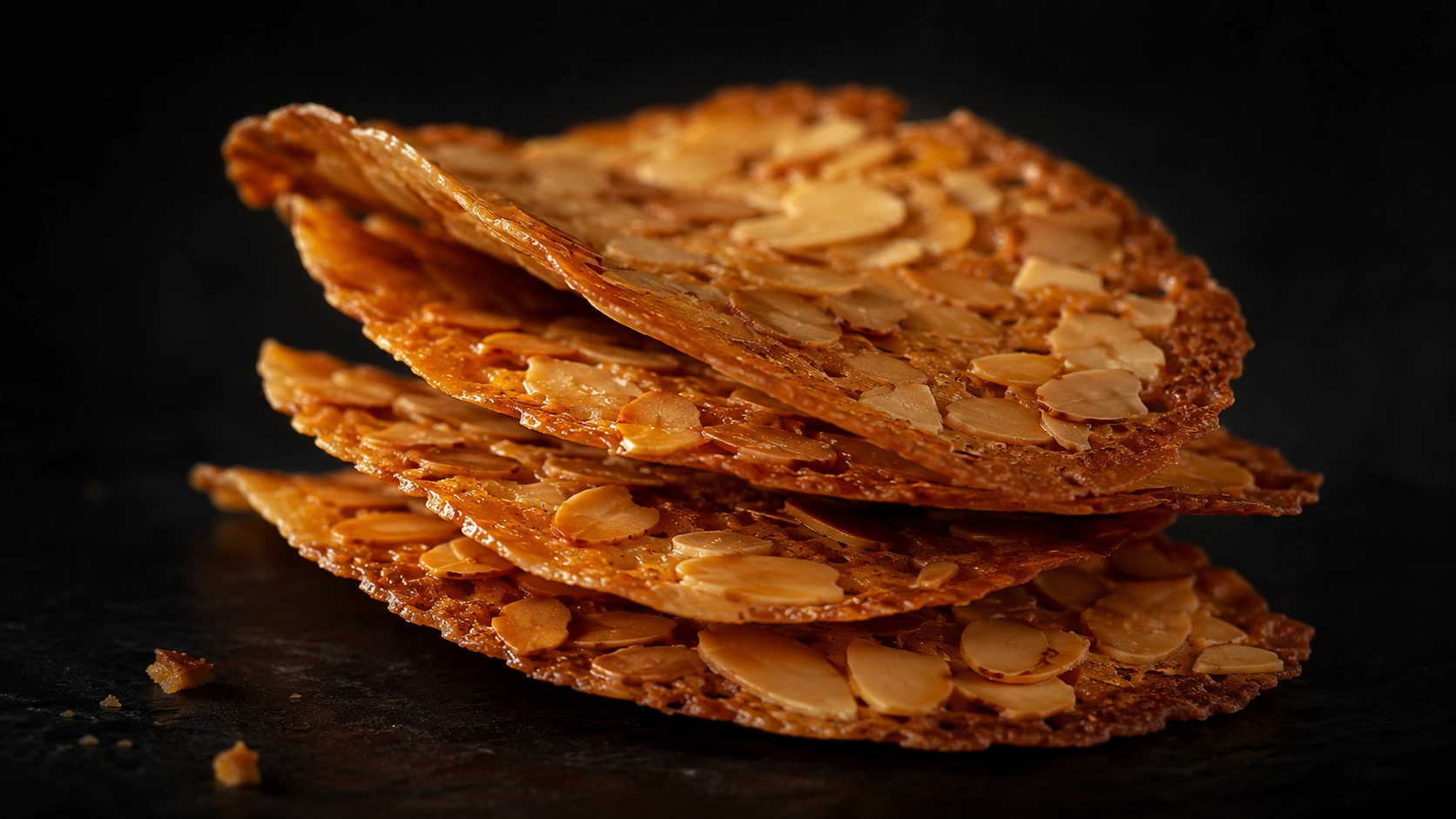 Тюиль (Tuiles aux amandes): тонкое миндальное печенье